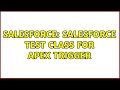 Salesforce: Salesforce Test Class for APEX Trigger