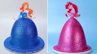 Satisfying Tsunami Cake | Perfect Princess Cake Decorating Idea | Amazing Cake Tutorial