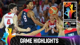 Turkey v USA - Game Highlights - Group C - 2014 FIBA Basketball World Cup