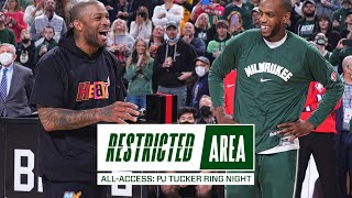 All-Access: PJ Tucker Gets NBA Championship Ring | Boogie Cousins & Wesley Matthews Join The Bucks