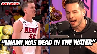 JJ Reacts To Duncan Robinson's Crazy 10 Points in 2 Minutes 🔥