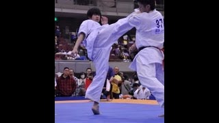 【新極真会】第17回全関東大会　中量級　準決勝2　SHINKYOKUSHINKAI KARATE