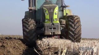 Ploughing 2016 - CLAAS Arion 650 \u0026 KUHN Vari-Master 123 5-furrow