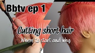 How to cut Short hair, Learn the essential rules to cutting short hair. By Ben Brown hair