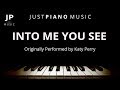 Into Me You See (Piano Accompaniment) Katy Perry