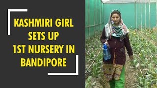 Kashmiri girl sets up 1st nursery in Bandipore, J\u0026K