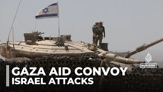 Israel attacks aid convoy: Palestinians killed while waiting for food