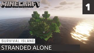 Stranded Alone | Minecraft 1.19 Longplay Survival Island #1 | No Commentary