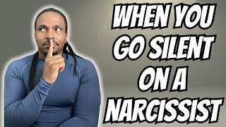 What your SILENCE does to a Narcissist