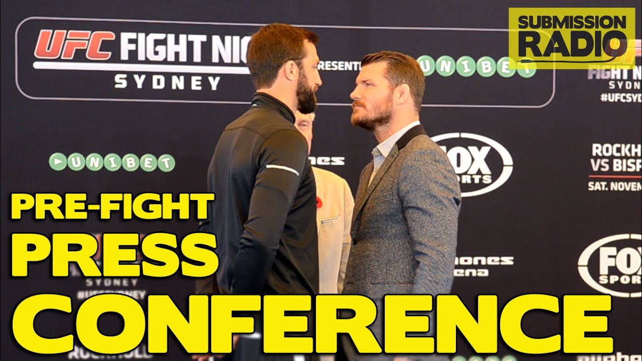 UFC Fight Night 55 Luke Rockhold Vs Michael Bisping Pre-fight Press ...