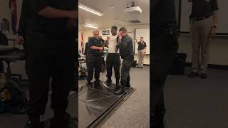 OC spray day. Jefferson College Law Enforcement Academy. 09 Day class. Police Taser Training