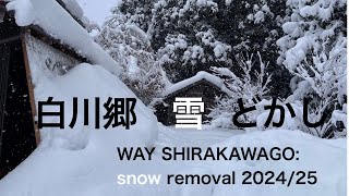 【豪雪地帯】　雪どかし　波板雪トヨ 2024