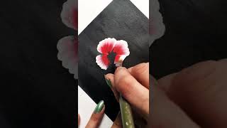 Bright and Beautiful Flower Painting / Easy Acrylic Flower Painting #49 🌹 #shorts #shortsfeed #art