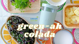 Do you like Pina Colada~🍹? Try Green-ah Colada instead! (BRUNO Cordless Blender) feat. Urban Tiller