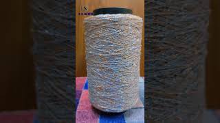 SILVER METALIC SLUB YARN || FANCY YARN #fancy #suratclothese #slub#textile