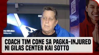 Gilas coach Tim Cone, aminadong nahirapan sa pagkawala ni Kai Sotto sa 2025 FIBA Asia Cup Qualifiers