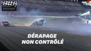 La course du Daytona 500 se termine par un accident spectaculaire