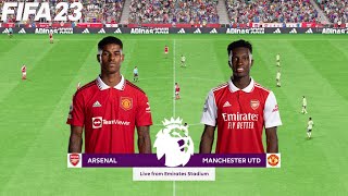 FIFA 23 | Arsenal vs Manchester United - Match Premier League - PS5 Gameplay