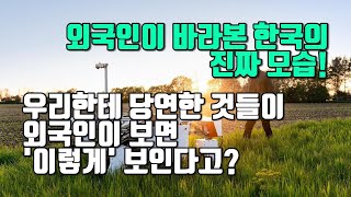 외국인이 본 한국의 신기한 일상들, 한국의 놀라운 일상과 문화 차이