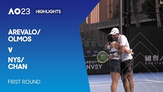 Arevalo/Olmos v Nys/Chan Highlights | Australian Open 2023 First Round