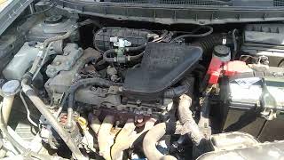 Nissan QR25DE 2.5L Inline4 16 Valve  Gas Regular Unleaded motor sound of 2015 Rogue Select S JN8A...