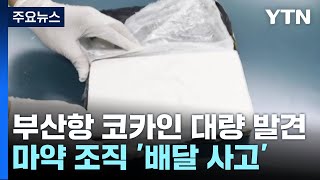 부산항에서 코카인 대량 발견...마약 조직 '배달 사고' / YTN