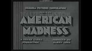 American Madness 1932 title sequence