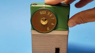 vintage 1957 sony tr-63 transistor radio