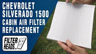 How to Replace Cabin Air Filter 2016 Chevrolet Silverado 1500 | AQ1225