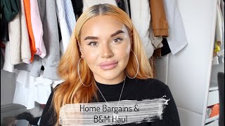 HOME BARGAINS & B&M HAUL! | Sophie Liz Brad