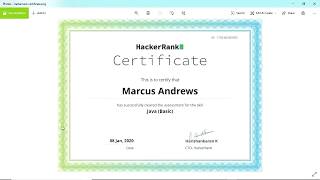 HackerRank Free Certificate | Be A HackerRank Verified Developer