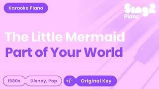 Part of Your World - The Little Mermaid (Piano Karaoke)