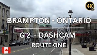 Brampton G2 Driving Test Tips: Complete Route 1 Guide  - Dashcam (No Sound) | City Explorer