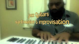 Guitar style emulation and improvisation 1