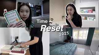 Time reset 2025…การเพิ่มนิสัยเล็กๆในชีวิตประจำวัน🕰️| book review,Planning tips,morning till night