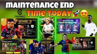 🤔😱Maintenance End Time Today In Efootball 2023 Mobile || what is coming today efootball