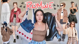 HUGE Fall ROMWE Clothing Haul 2023 *HONEST REVIEW* | Casual fall outfit ideas! (w/ DISCOUNT CODE)