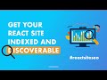 How To Make Your React Site #SEO Friendly 🔥💯? React SEO #shorts #reactjs