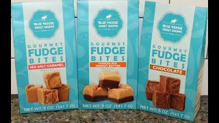 Blue Moose Sweet Shoppe Fudge Bites: Sea Salt Caramel, Chocolate Peanut Butter \u0026 Chocolate Review