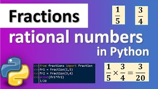 Fractions in Python - How to work with fractions in Python