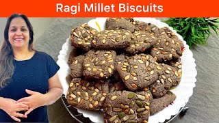 Ragi Millet Cookies/Ragi Biscuits, How to bake Cookies, Gluten Free Biscuits, Finger Millet Biscuits