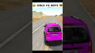 😂 Girls VS 😎 BOYS car driving WagonR  #shorts #viral #trending #car