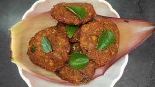 VazhaipooVadai | BananaFlowerVadai | SounthIndianRecipes | EveningSnacks | CrispyVadai|HealthySnacks