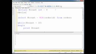 SQL Basic Control Flow