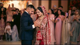 Aqsa & Zain Wedding Highlight | Pakistani Wedding 2023 | Walima | London | Grand Sapphire
