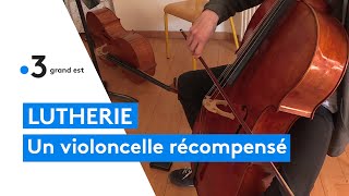 Un Violoncelle de l'école de lutherie de Mirecourt récompensé et donné à un jeune virtuose