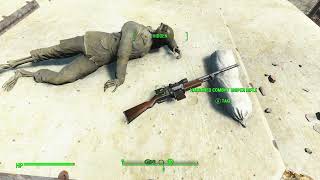 Where to get a Combat Sniper Rifle at Level 1 (Fallout 4).