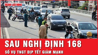 Bất ngờ số vụ tai nạn giao thông trong Tết Nguyên đán giảm mạnh sau Nghị định 168 | Thời sự