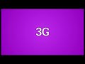 3g meaning