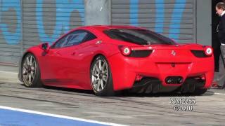 Ferrari 458 Challenge Exhaust Note - Start, Accelerations and Downshifts!!